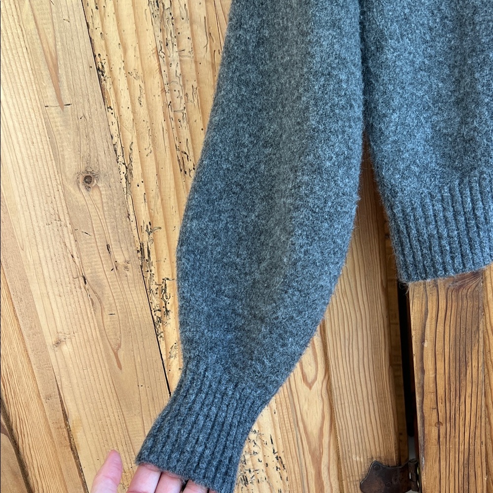 NAP | Charcoal Gray Women's Cardigan Sweater - Picture 6 of 6